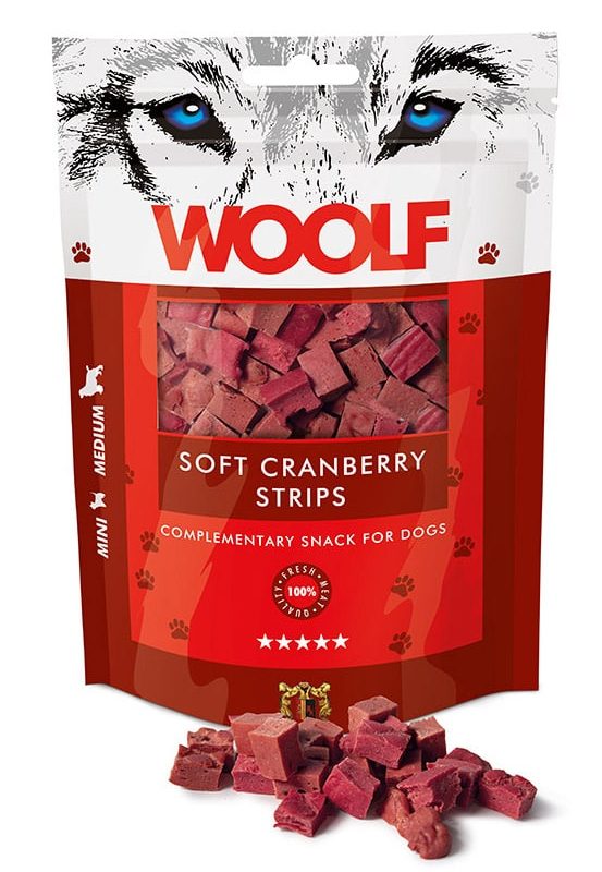 WOOLF Soft Cranberry Strips