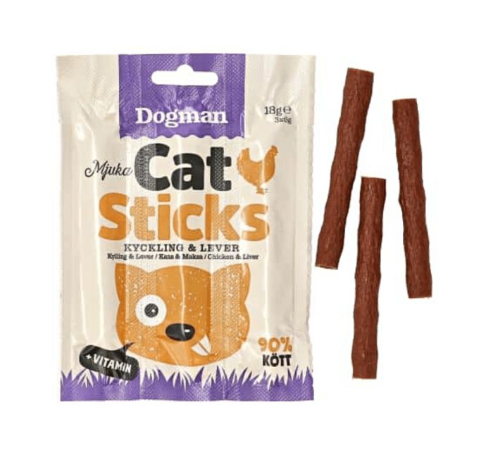 Dogman Cat sticks Kylling & Lever