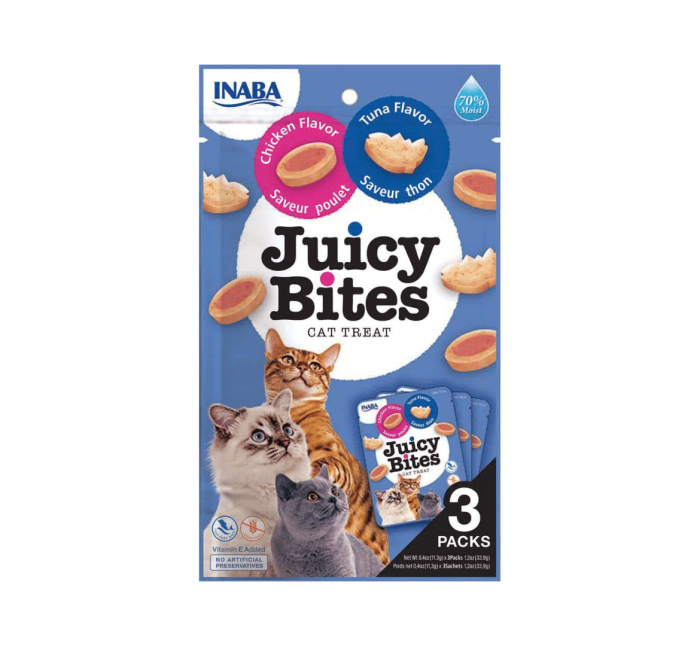 INABA Churu Cat Juicy Bites Fish/ Clam 3st